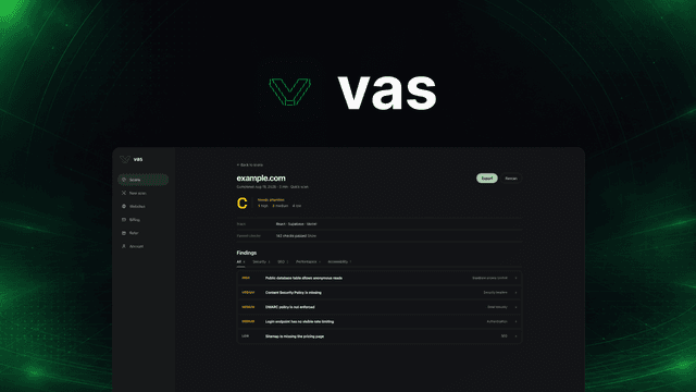 Vibe App Scanner