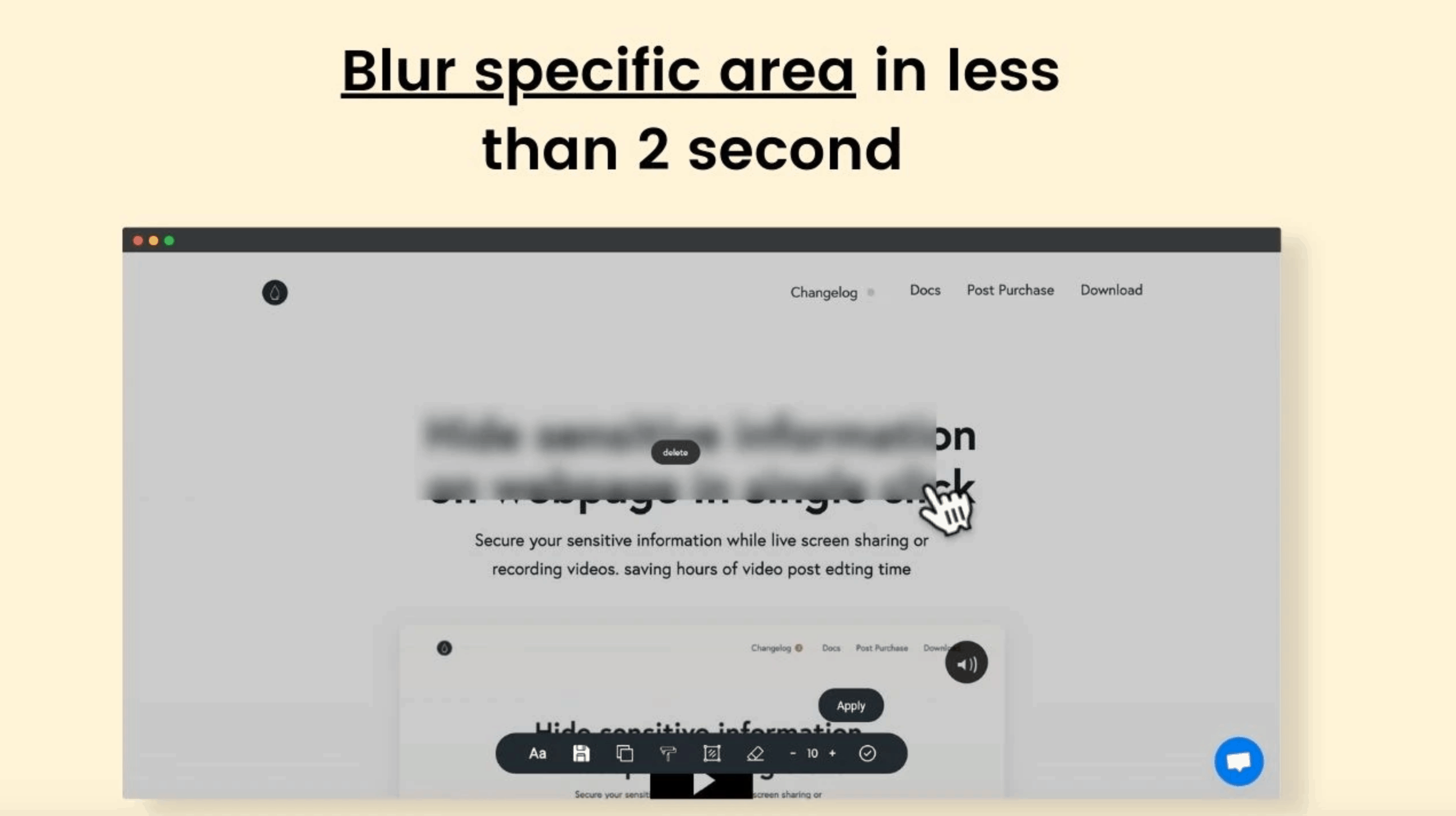 Blurweb App | Hide Sensitive Information from Webpage 1