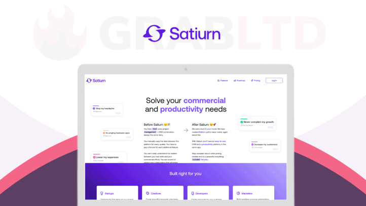 Satiurn Lifetime Software Deal Grabltd
