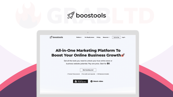 Boostools Lifetime Software Deal Grabltd
