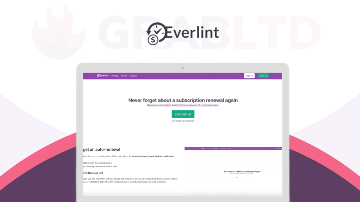 Everlint Lifetime Software Deal Grabltd