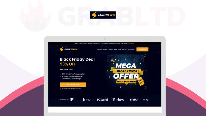 FastestVPN Lifetime Deal Web Without Any Limitations