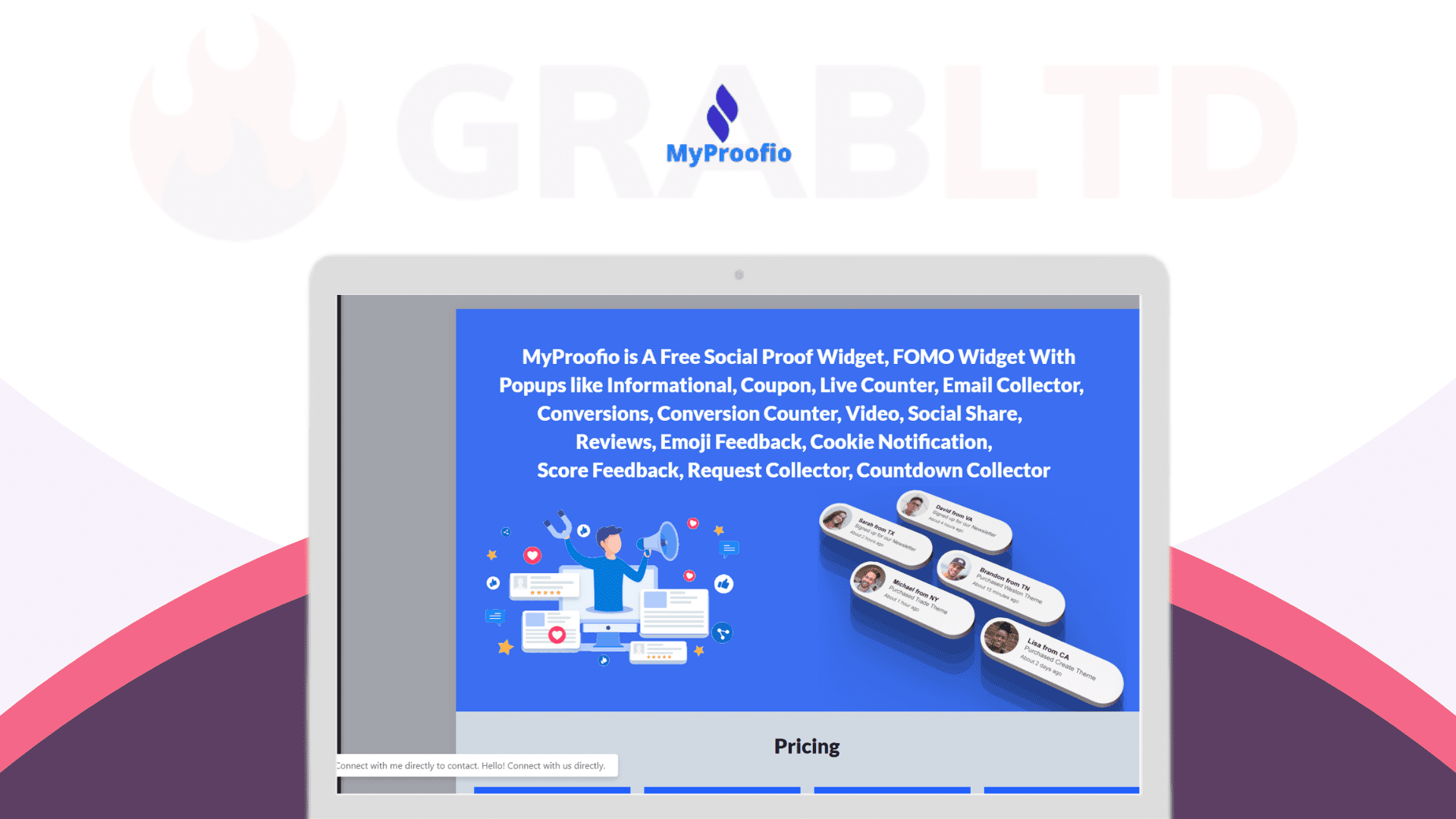 MyProofio Lifetime Deal FOMO Widget Campaigns myproofio-lifetime-deal-fomo-widget-campaigns